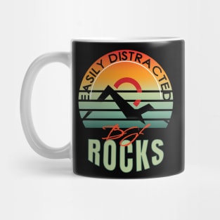 Easily distracted by rocks Mug